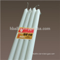9g-95g white fluted candle to hotsell